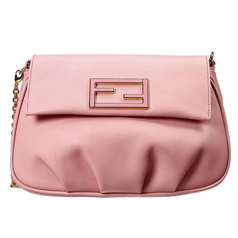 fendi bad pink|pink fendi crossbody canvas print.